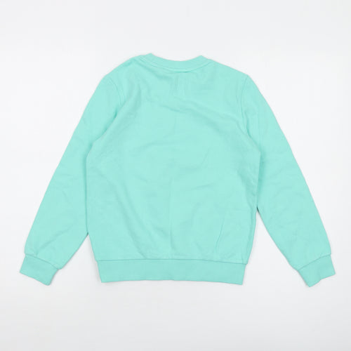 My Little Pony Girls Green Cotton Pullover Sweatshirt Size 10 Years Pullover