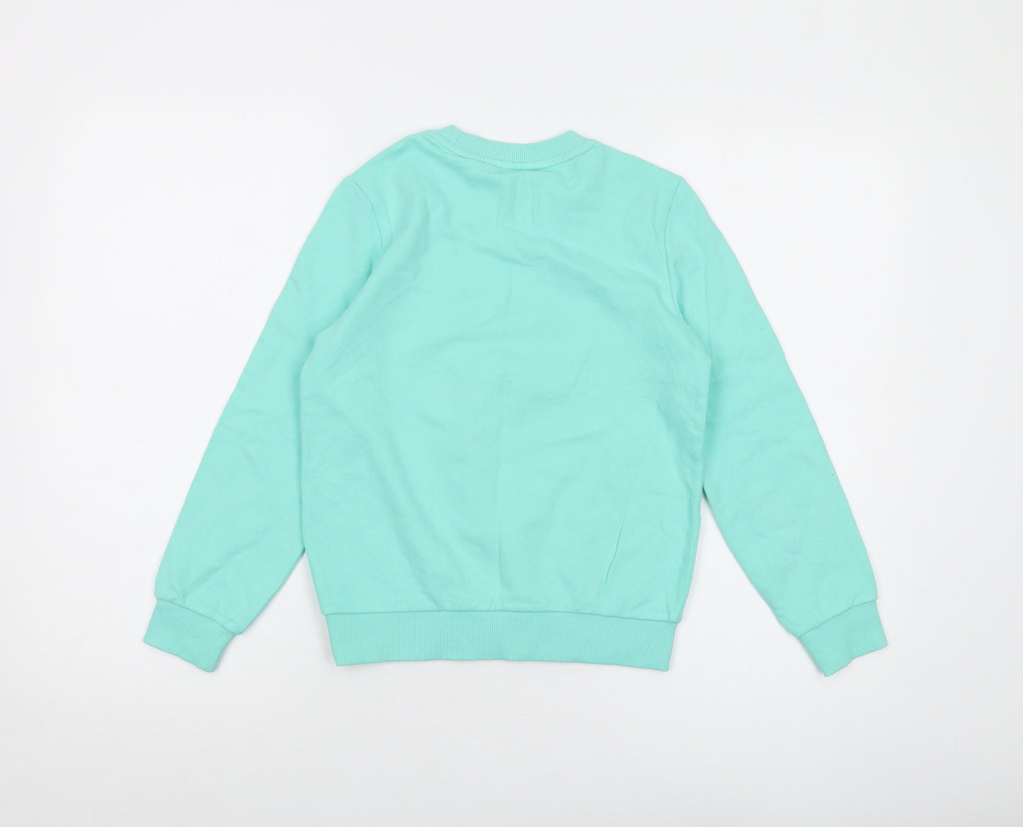 My Little Pony Girls Green Cotton Pullover Sweatshirt Size 10 Years Pullover