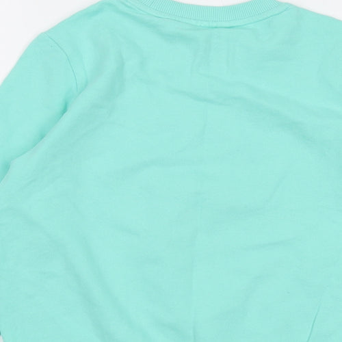 My Little Pony Girls Green Cotton Pullover Sweatshirt Size 10 Years Pullover