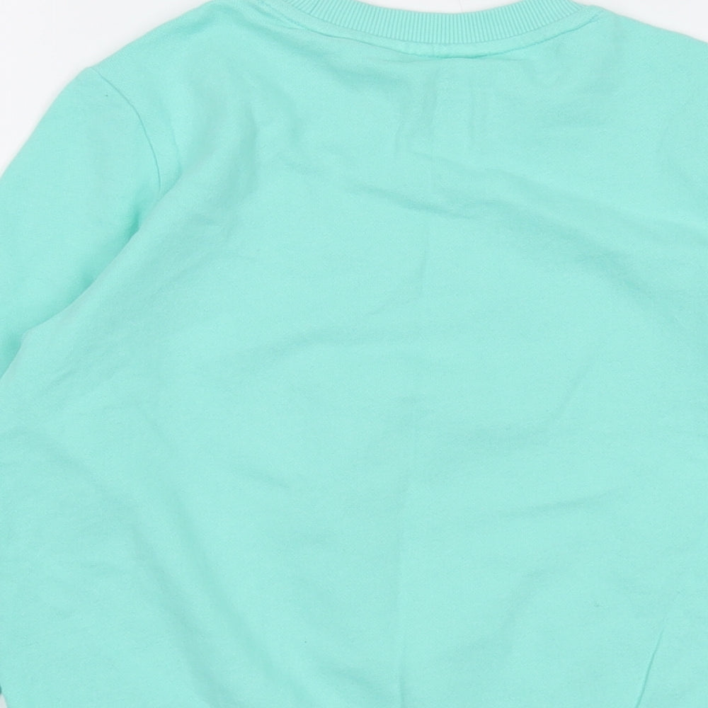 My Little Pony Girls Green Cotton Pullover Sweatshirt Size 10 Years Pullover