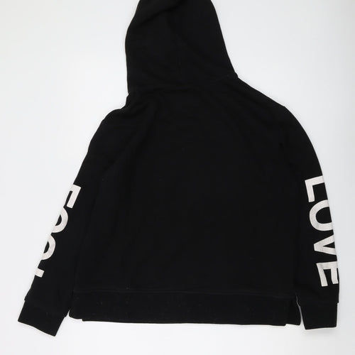 Profound Aesthetic Womens Black Cotton Pullover Hoodie Size S Pullover