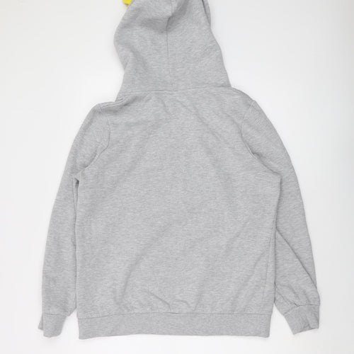 Pudsey Womens Grey Cotton Pullover Hoodie Size 14 Pullover