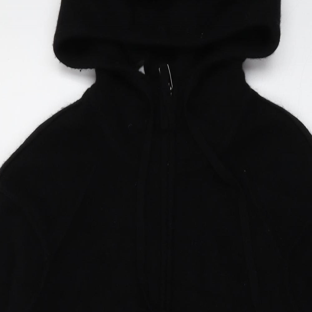 Houlihan Lokey Mens Black V-Neck Cashmere Cardigan Jumper Size L Long Sleeve