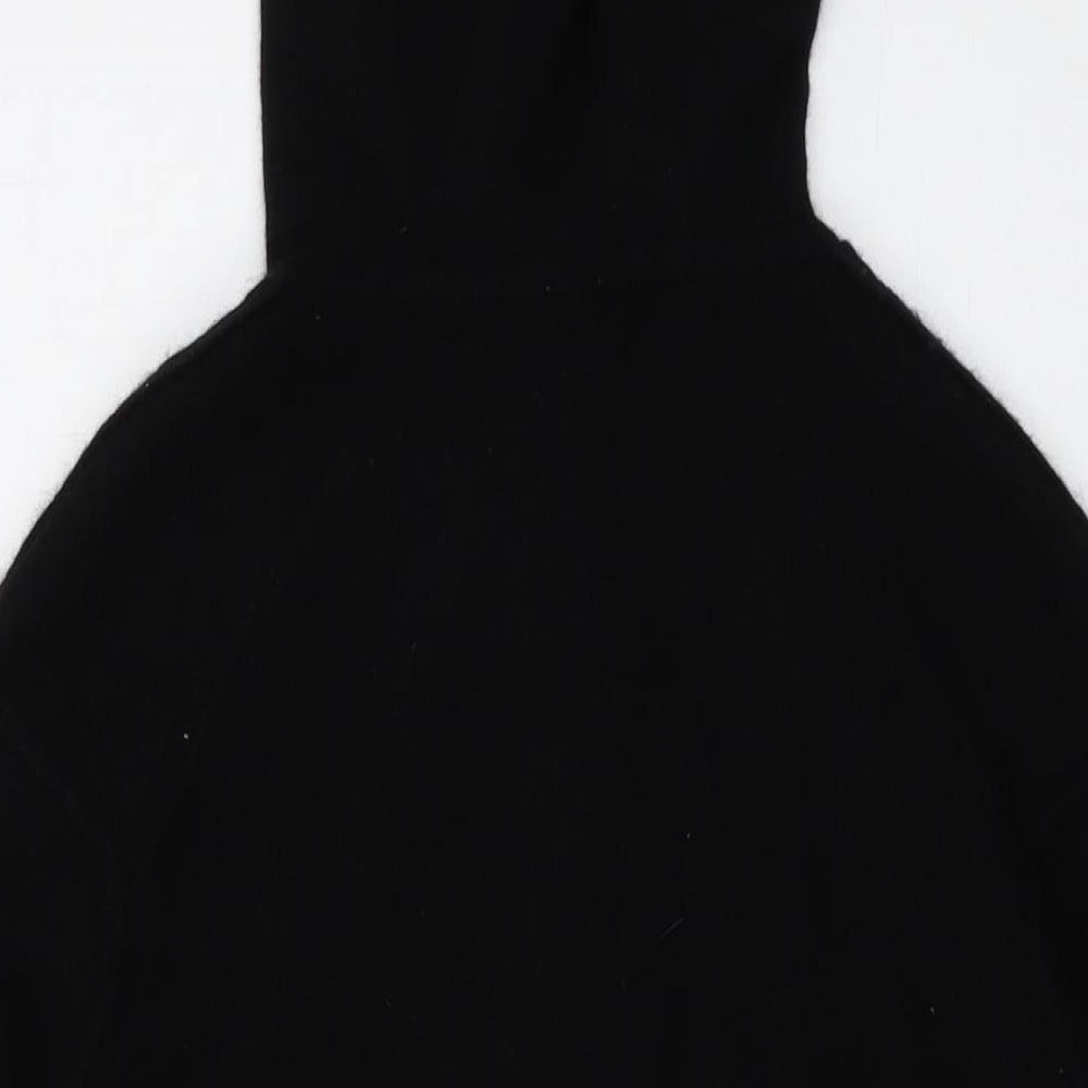Houlihan Lokey Mens Black V-Neck Cashmere Cardigan Jumper Size L Long Sleeve