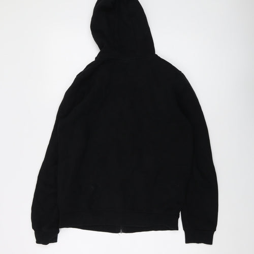 ellesse Boys Black Cotton Full Zip Hoodie Size 13-14 Years Zip