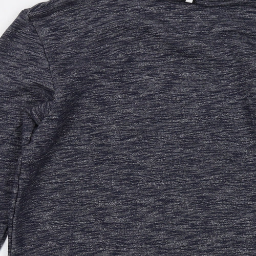 Intense Mens Blue Cotton Pullover Sweatshirt Size S