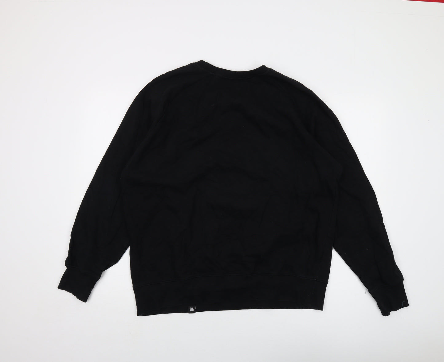 Northern Monk Mens Black Cotton Pullover Sweatshirt Size XL