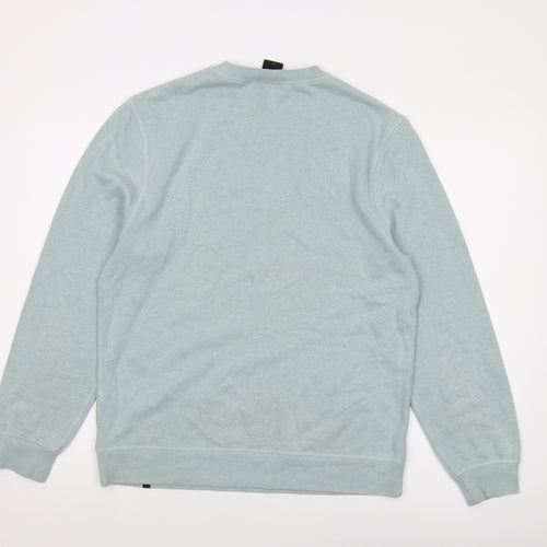 Finisterre Mens Green Hemp Pullover Sweatshirt Size M