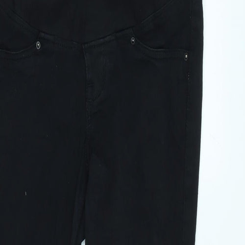 H&M Womens Black Cotton Blend Jegging Jeans Size 6 L31 in Regular