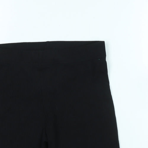Divided Womens Black Cotton Blend Bermuda Shorts Size 6 Regular