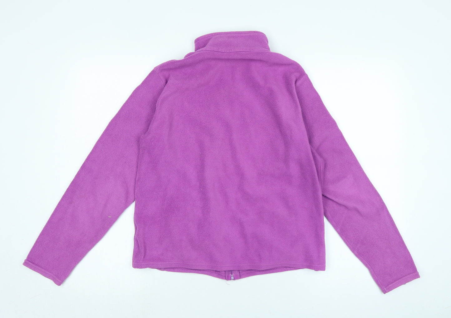 Marks and Spencer Womens Purple Jacket Size 14 Zip