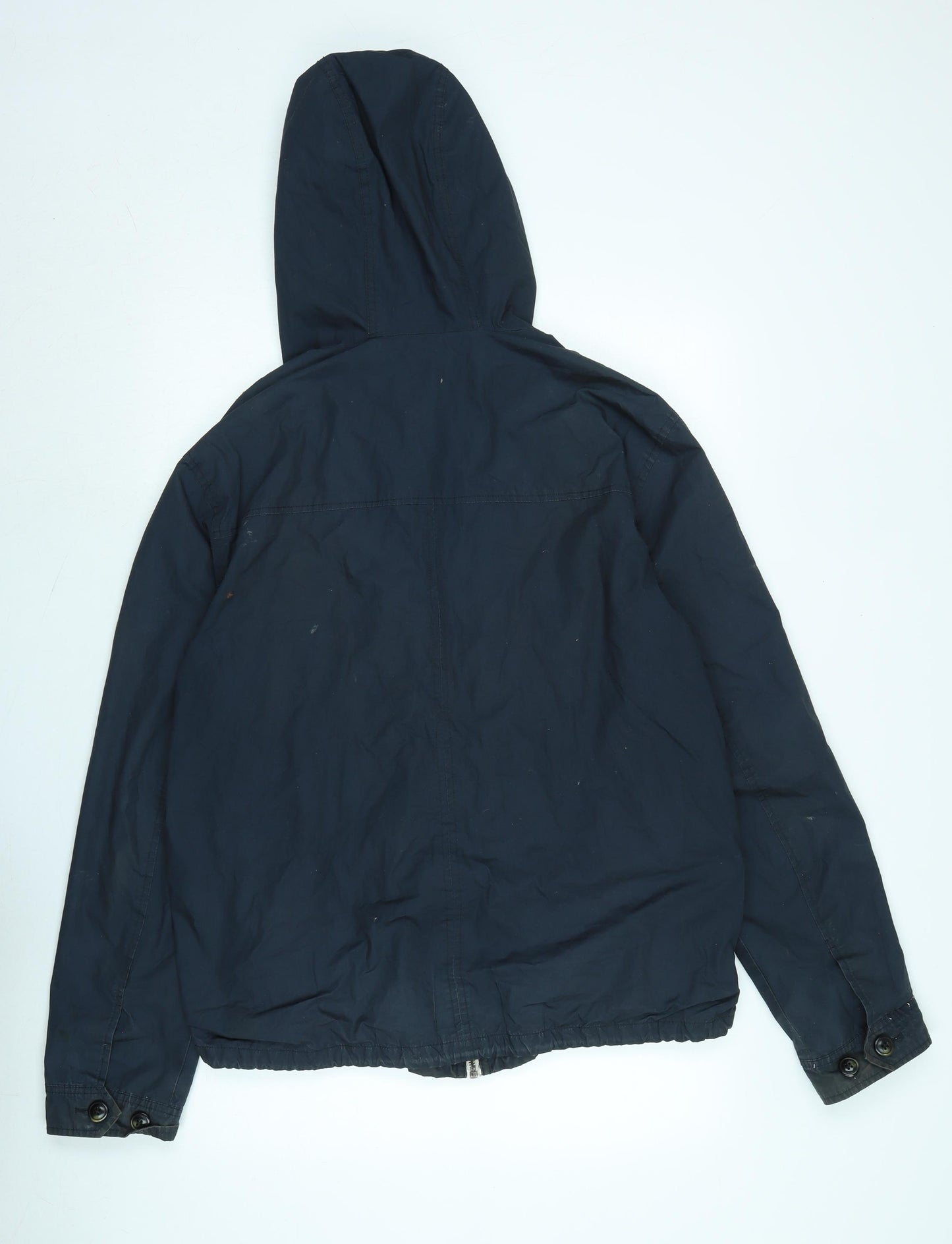 Burton Mens Blue Anorak Jacket Size L Zip