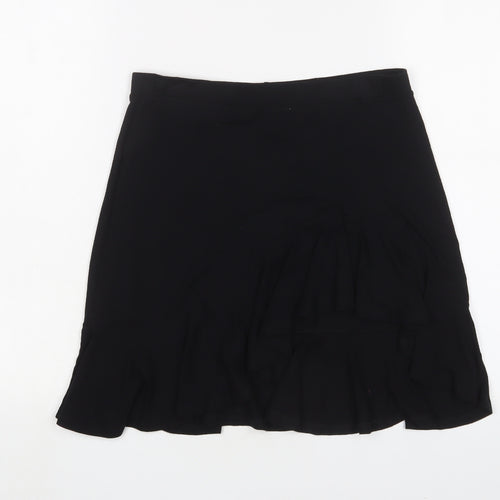 ASOS Womens Black Viscose Mini Skirt Size 10