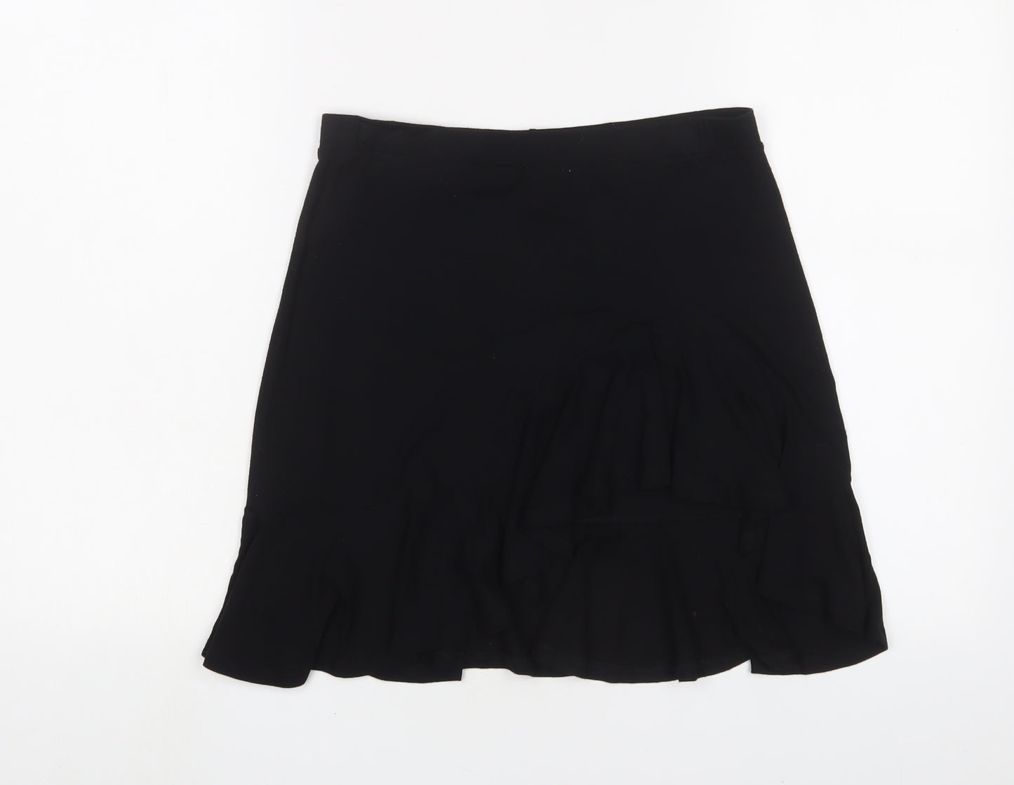 ASOS Womens Black Viscose Mini Skirt Size 10