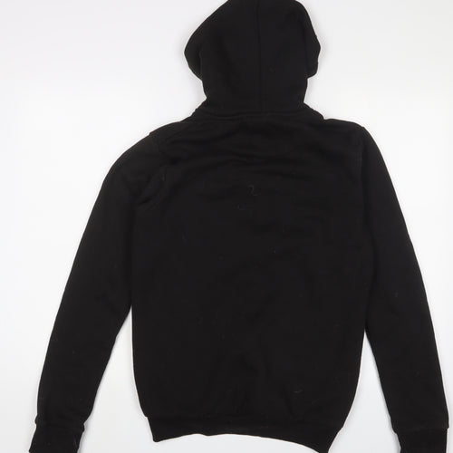 McKenzie Mens Black Cotton Full Zip Hoodie Size M - Logo