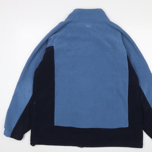 Cotton Traders Mens Blue Jacket Size XL Zip