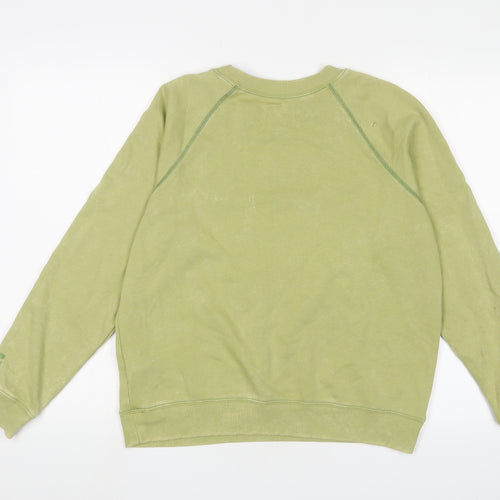 Billabong Womens Green Cotton Pullover Sweatshirt Size S Pullover - Paradise