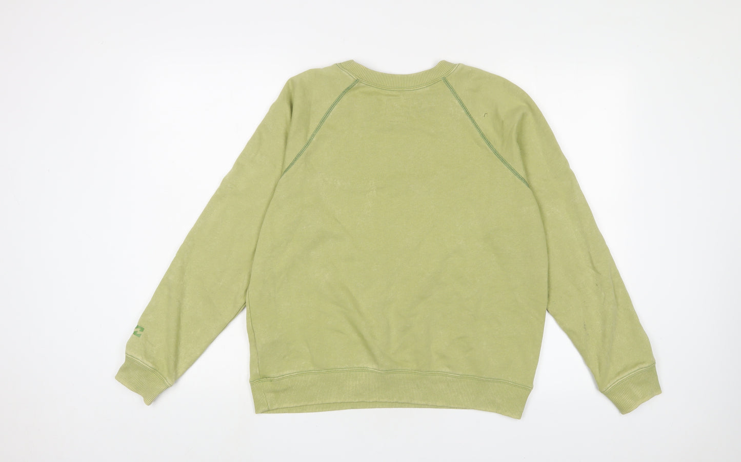 Billabong Womens Green Cotton Pullover Sweatshirt Size S Pullover - Paradise