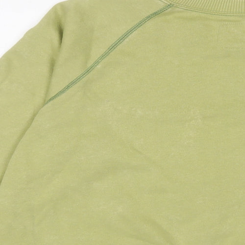 Billabong Womens Green Cotton Pullover Sweatshirt Size S Pullover - Paradise