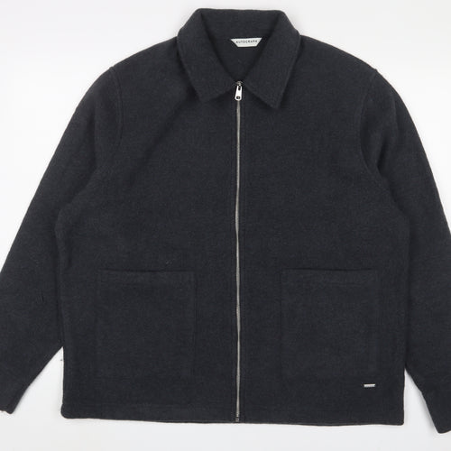 Autograph Mens Grey Jacket Size XL Zip