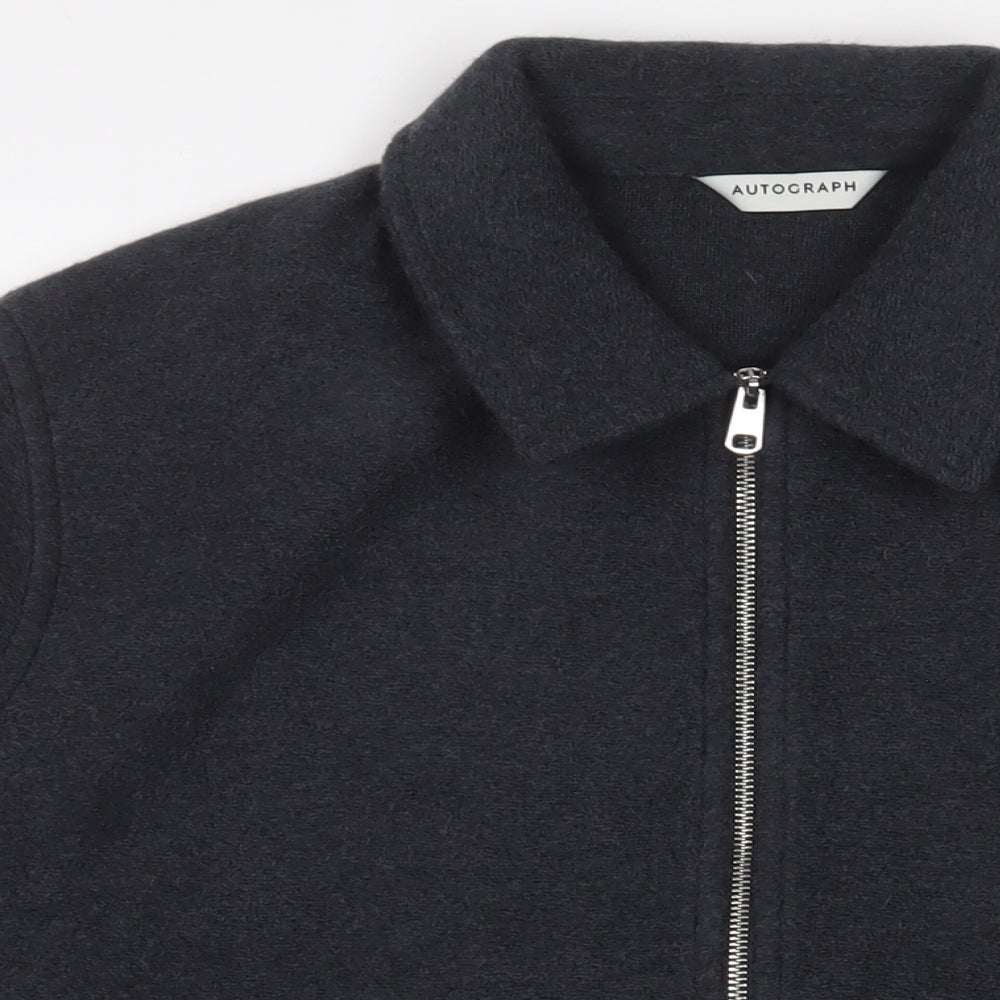 Autograph Mens Grey Jacket Size XL Zip