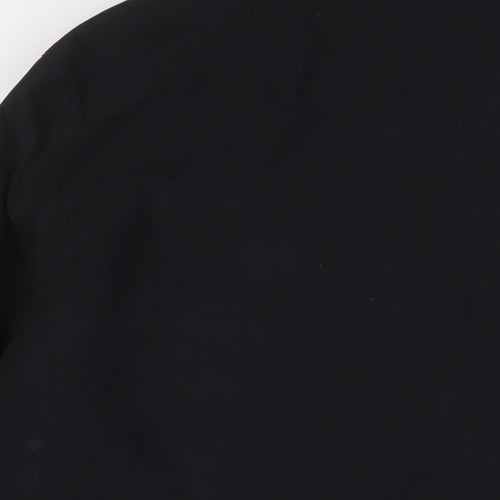 Paul Berman Mens Black Jacket Coat Size L Zip