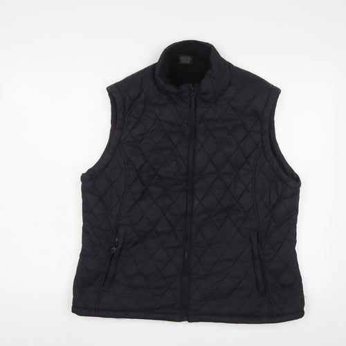 Trespass Womens Grey Gilet Jacket Size 20 Zip - Logo, Embroidered