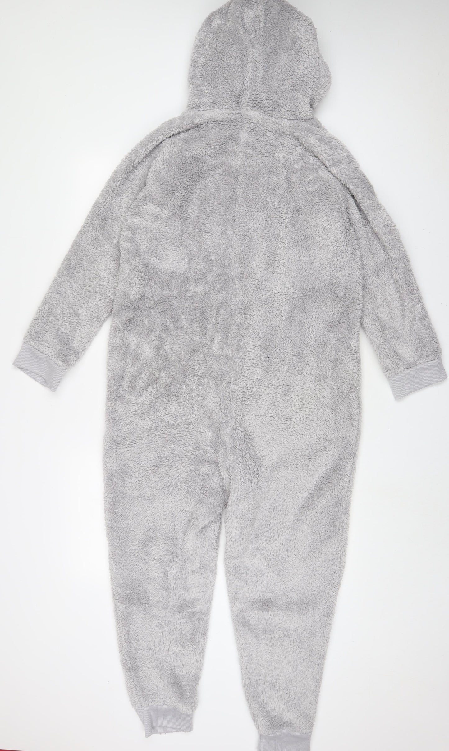 Disney Womens Grey Solid Polyester Top One Piece Size S Zip - Thumper