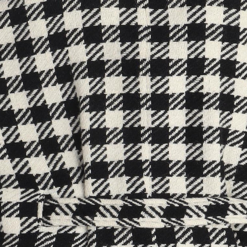 Marks and Spencer Women's Petite Check Jacket, Black/White