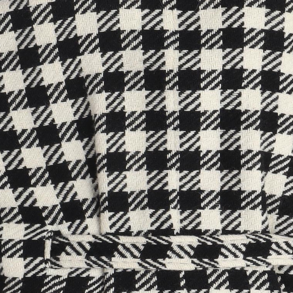 Marks and Spencer Women's Petite Check Jacket, Black/White