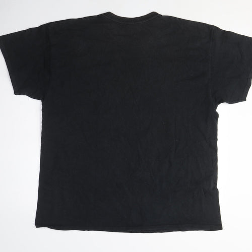 Crash Bandicoot Men's Black XL Cotton T-Shirt