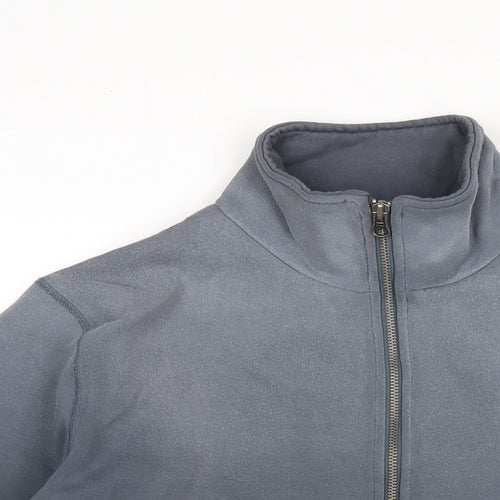 French Connection Mens Blue Cotton Full Zip Sweatshirt Size M