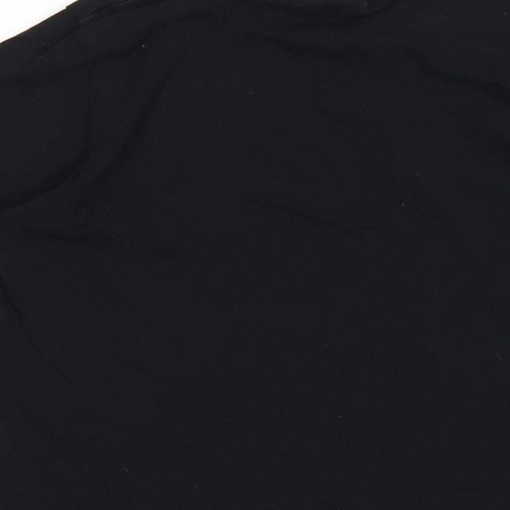 Berghaus Boys Black Cotton Basic T-Shirt Size 13 Years Round Neck Pullover