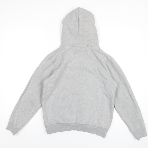 Leicester City F.C Boys Grey Cotton Pullover Hoodie Size 13-14 Years Pullover - Leicester City
