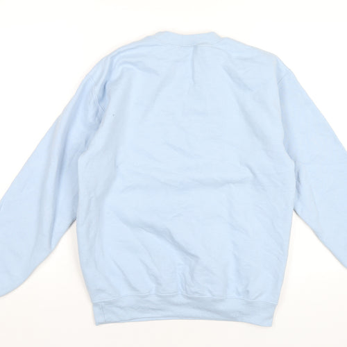 Goose & Gander Womens Blue Cotton Pullover Sweatshirt Size S Pullover