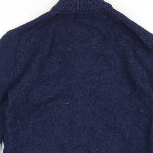 Superdry Mens Blue Polyester Pullover Sweatshirt Size M