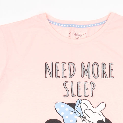 Disney Womens Pink Solid Polyester Top Dress Size 18 - Minnie Mouse