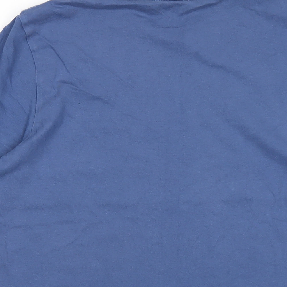 Jack Wills Mens Blue Cotton T-Shirt Size M Round Neck