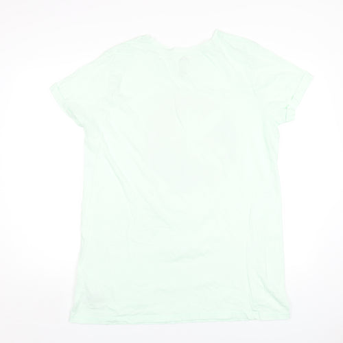 Disney Womens Green Solid Cotton Top Dress Size 12 - Tinker Bell
