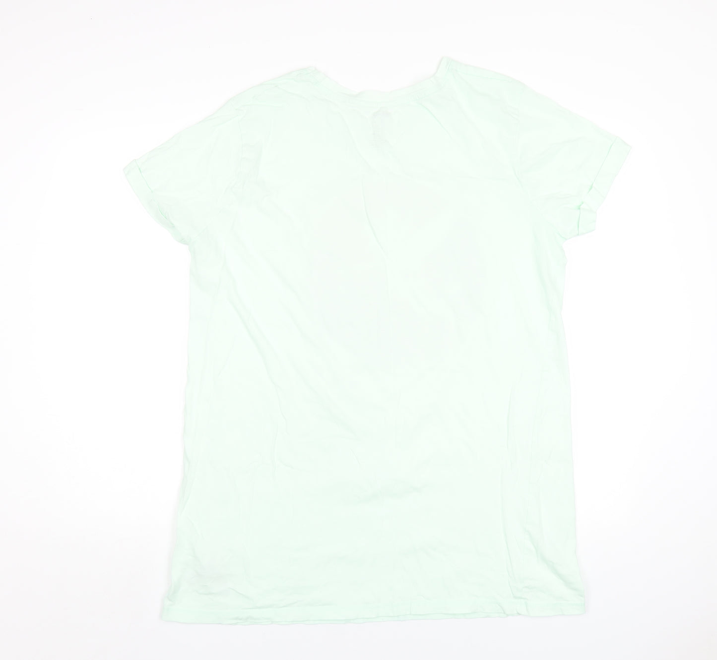 Disney Womens Green Solid Cotton Top Dress Size 12 - Tinker Bell