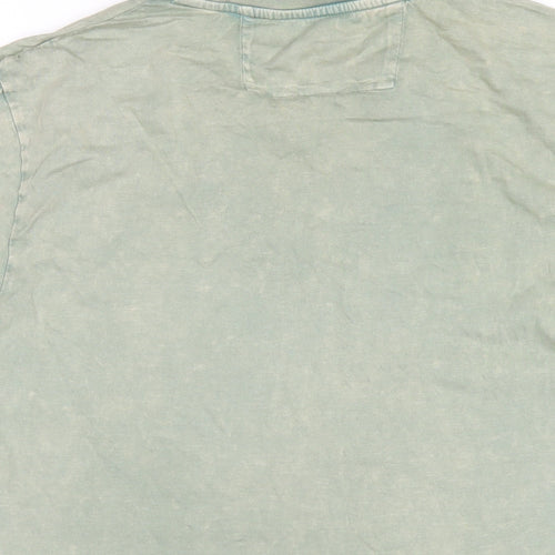Morley Mens Green Cotton T-Shirt Size XL Round Neck - Nebraska Motorcycle Club
