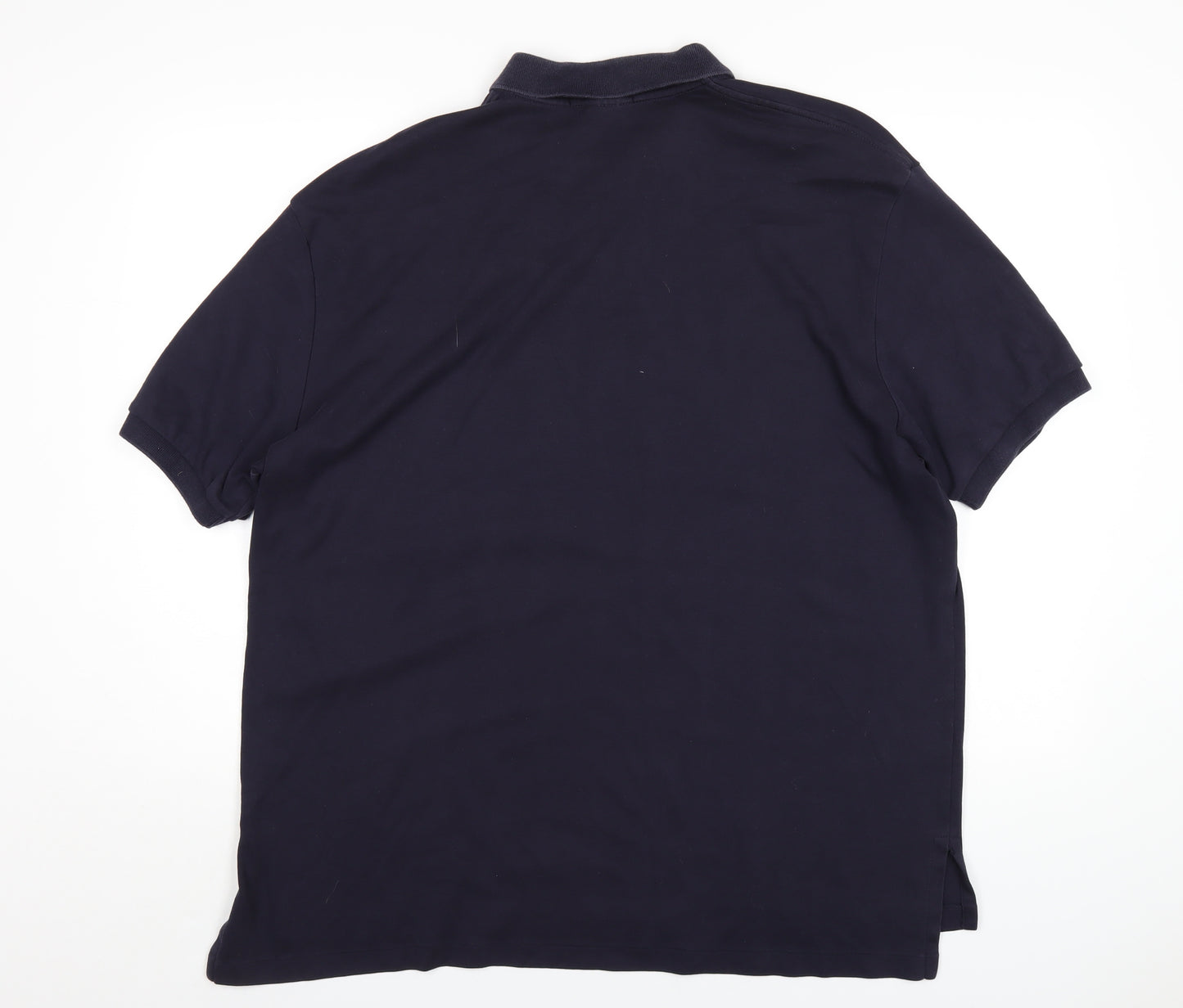 Polo Ralph Lauren Mens Blue Cotton Polo Size XL Collared Button