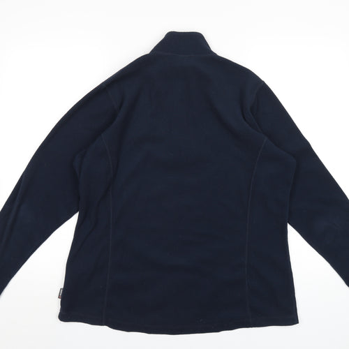 Helly Hansen Womens Blue Polyester Pullover Sweatshirt Size XL Zip