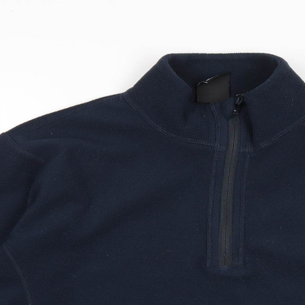 Helly Hansen Womens Blue Polyester Pullover Sweatshirt Size XL Zip