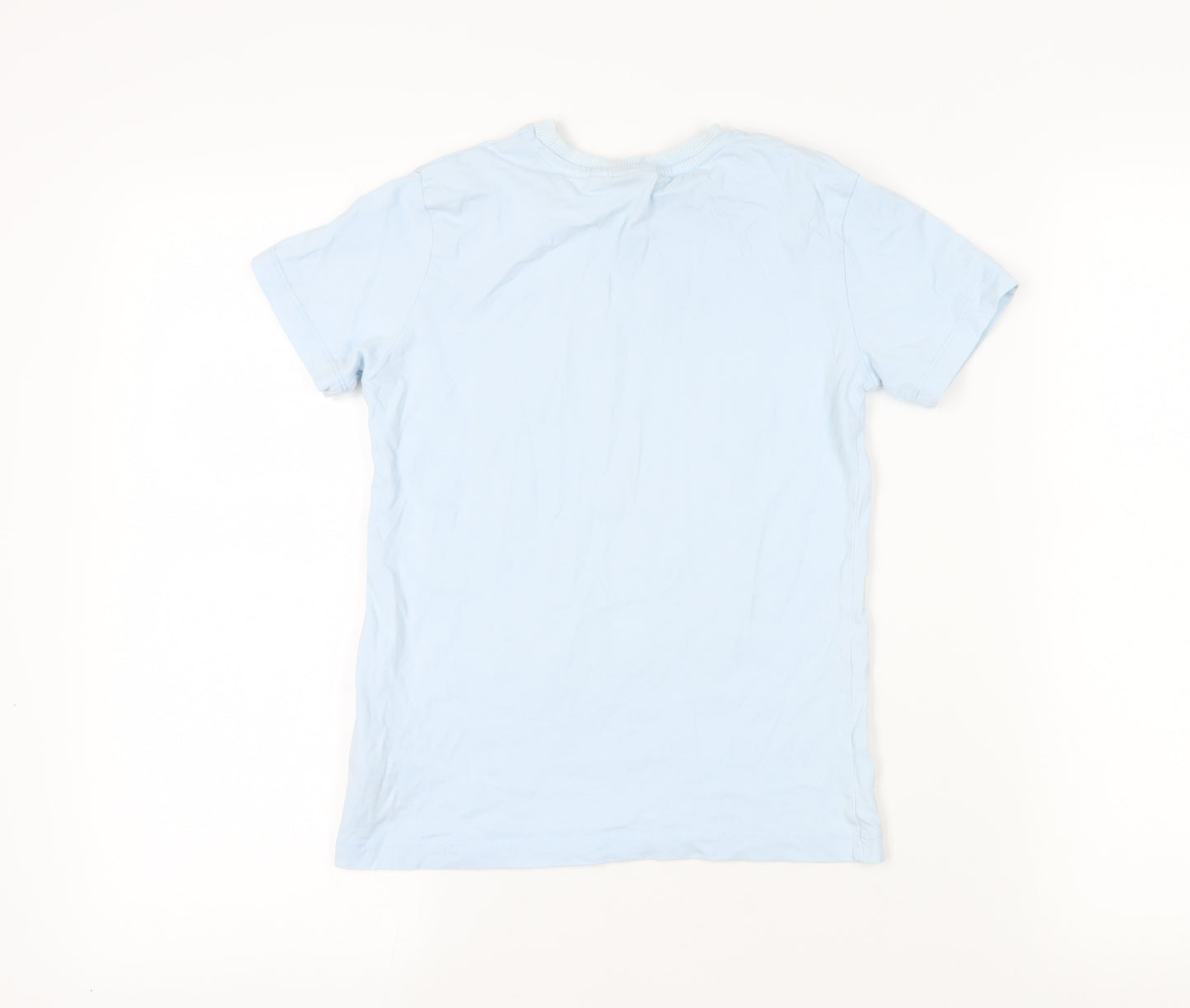 NEXT Boys Blue Cotton Pullover T-Shirt Size 9 Years Crew Neck Pullover - Star Wars