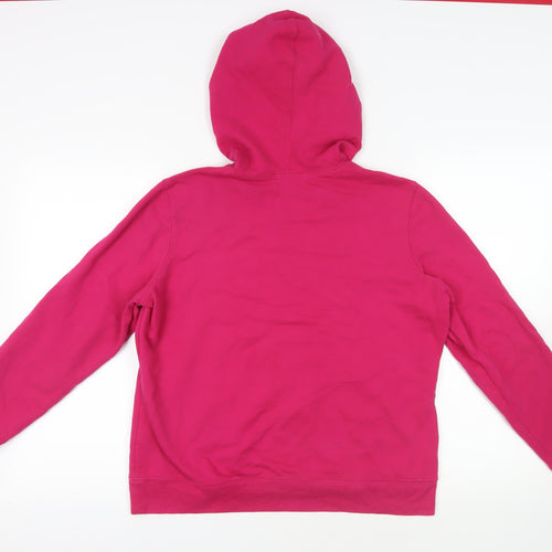 Gap Womens Pink Cotton Pullover Hoodie Size L Pullover - Logo