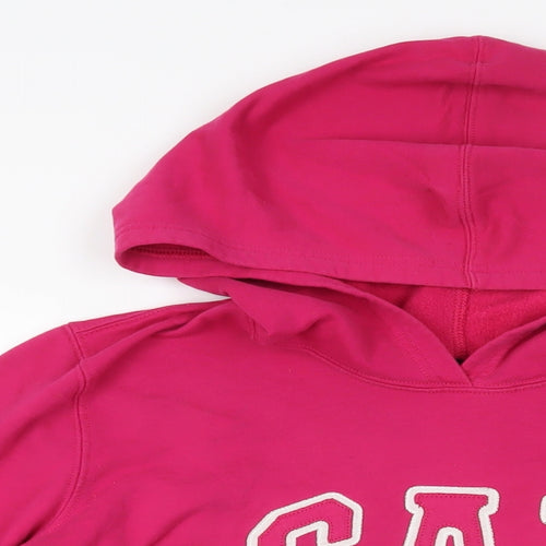 Gap Womens Pink Cotton Pullover Hoodie Size L Pullover - Logo