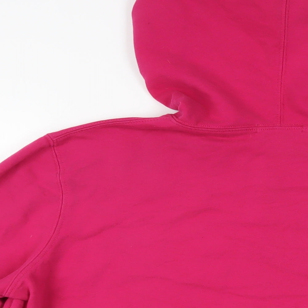 Gap Womens Pink Cotton Pullover Hoodie Size L Pullover - Logo