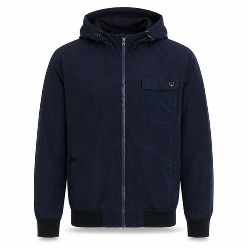Antony Morato Mens Blue Windbreaker Jacket Size M Zip - Hooded Lightweight