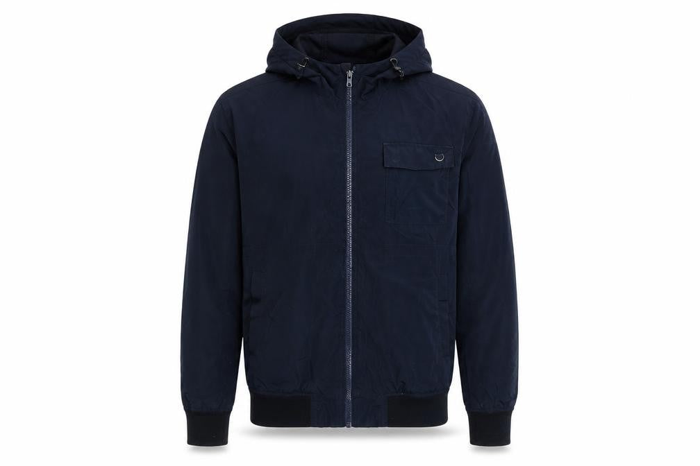 Antony Morato Mens Blue Windbreaker Jacket Size M Zip - Hooded Lightweight